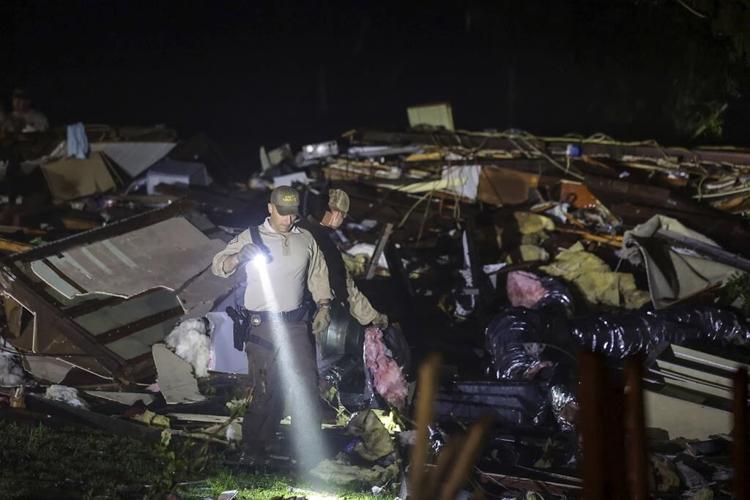 Second tornado in 5 weeks damages Oklahoma town and causes 1 death as powerful storms hit central US