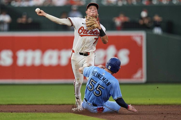 Rutschman’s clutch double lifts Orioles to 3-2 win over Blue Jays to sweep doubleheader