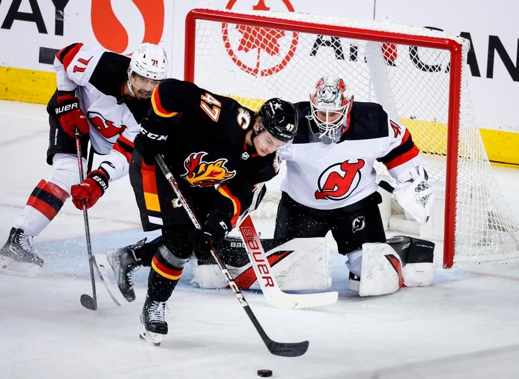 Hischier scores twice as visiting New Jersey Devils top Calgary