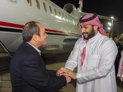 Leader of Egypt on surprise visit to Saudi Arabia