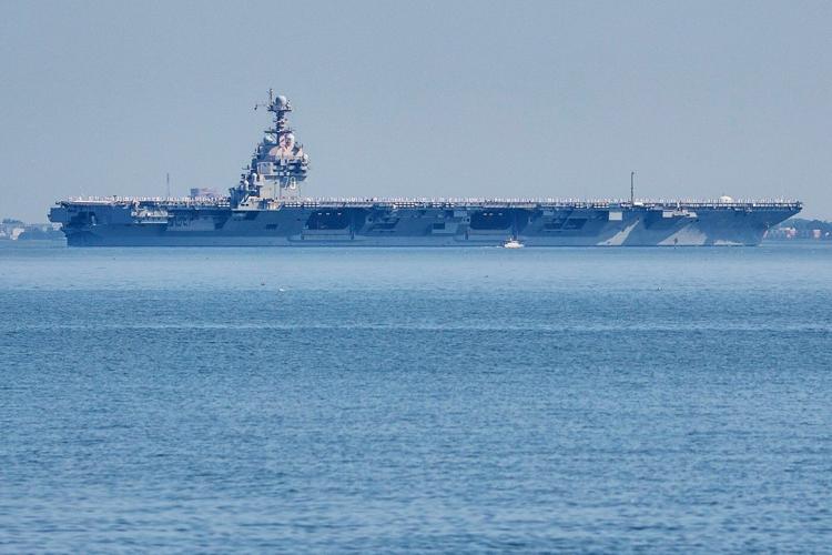 US aircraft carrier arrives in the Caribbean in major buildup near Venezuela