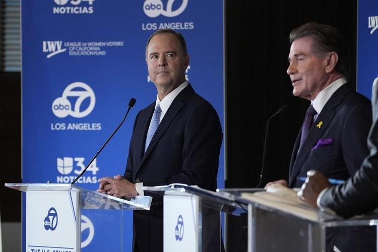 Lopsided fight to fill Feinstein's Senate seat in liberal California favors Democrat Schiff