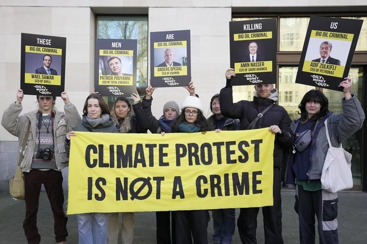 Greta Thunberg has gone on trial over a London climate protest outside an oil and gas conference
