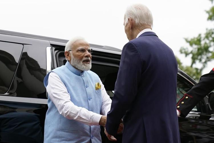 Biden promotes human rights as Modi says 'absolutely no space for discrimination' during state visit