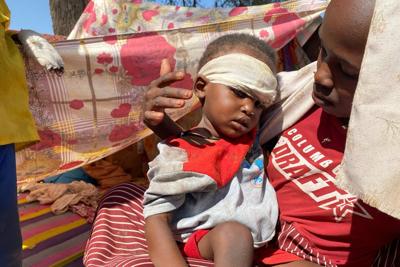Hundreds of children separated from families while fleeing violence in Sudan's west Darfur