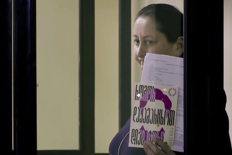 Georgian journalist is convicted of slapping a police chief at a protest and gets 2 years in prison