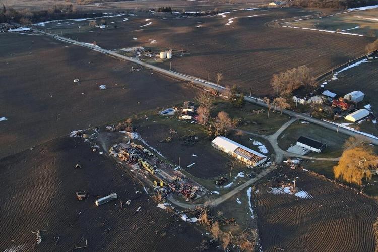 Summer-like conditions with record temperatures lead to first Wisconsin tornado in February