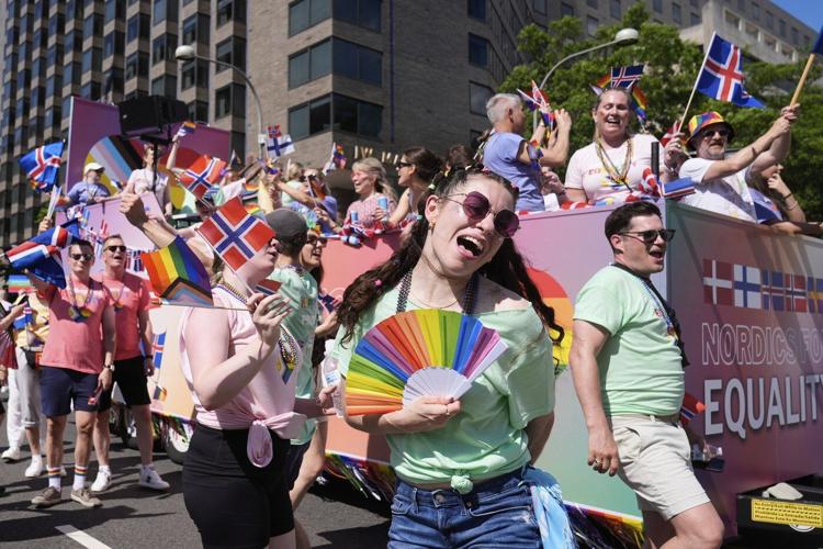 Cloudy skies can’t dim joy as thousands fill nation's capital for World Pride parade