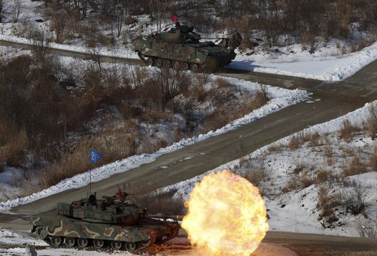 South Korea and the US will begin annual military drills next week