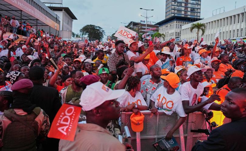 Ivory Coast presidential candidates hold final rallies ahead of Saturday's election