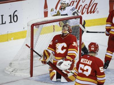 Flames settle for a point after 'unlucky' bounce leads to 3-2 overtime loss to Vegas