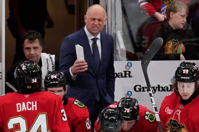 Blackhawks coach Jeff Blashill praises Connor Bedard after the center is left off Canada's roster