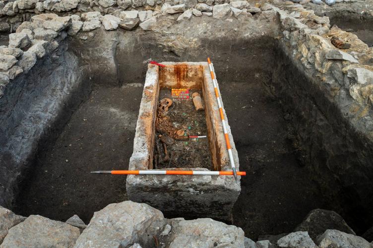 Archaeologists lift the lid on a 1,700-year-old Roman sarcophagus hidden beneath Budapest
