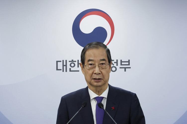 South Korean opposition submits motion to impeach the country's acting president as strife deepens