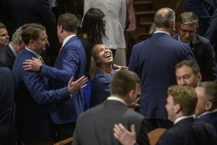 Photos capture the Republicans push to pass Trump tax cuts as opposition fails