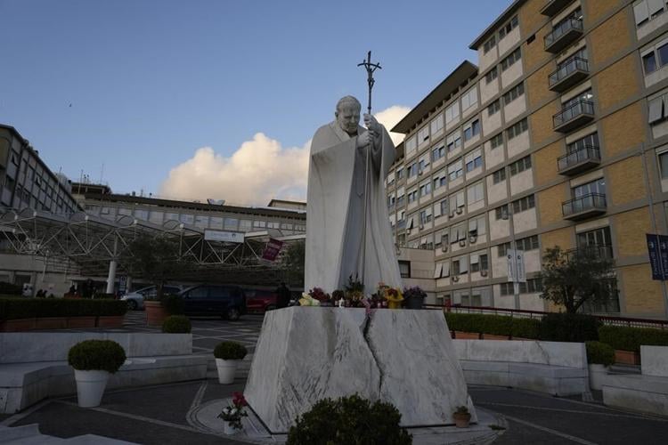 Vatican: Pope has good night in hospital despite infection