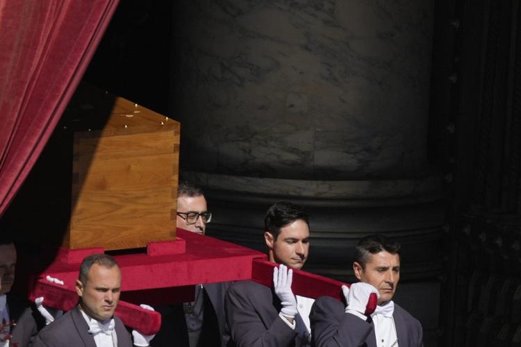 Mighty and meek say farewell to Pope Francis during Vatican funeral and last popemobile ride