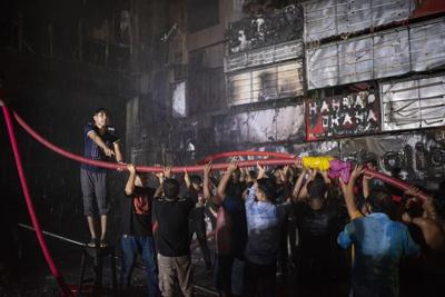 Fire at shopping mall in Bangladesh's capital kills at least 43 people