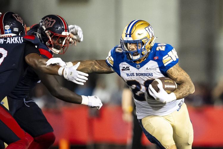 Brady Oliveira leads Blue Bombers to 26-13 win over struggling Alouettes