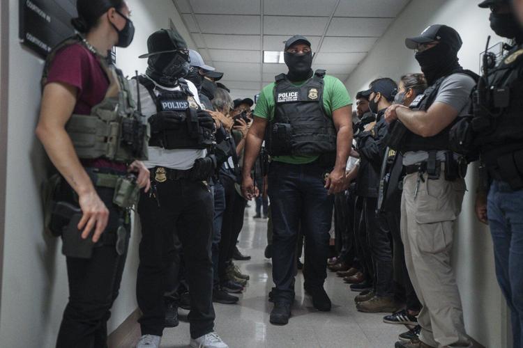 Homeland security officials defend immigration court arrests after being sued