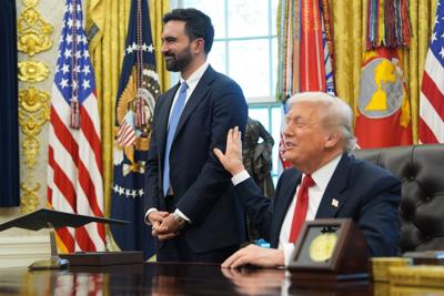The Latest: Trump says he could live in New York City under Mamdani after meeting