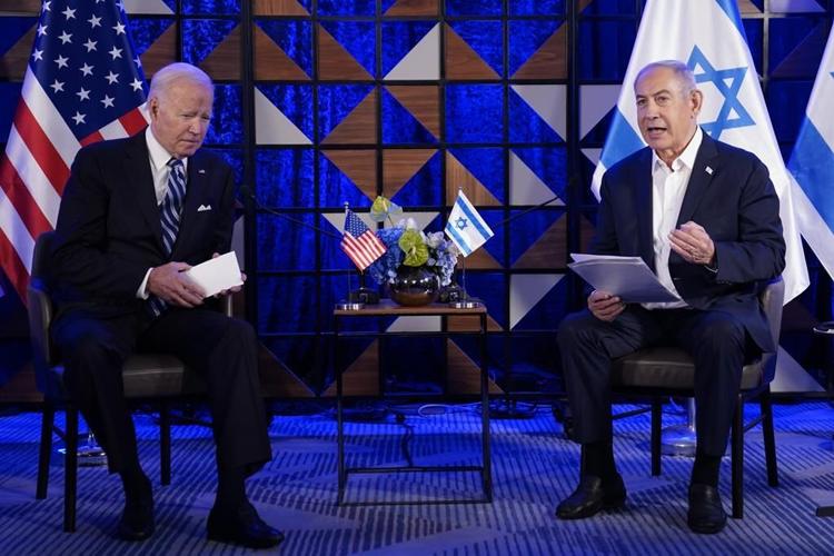 President Biden wraps up his visit to wartime Israel with a warning against being 'consumed' by rage