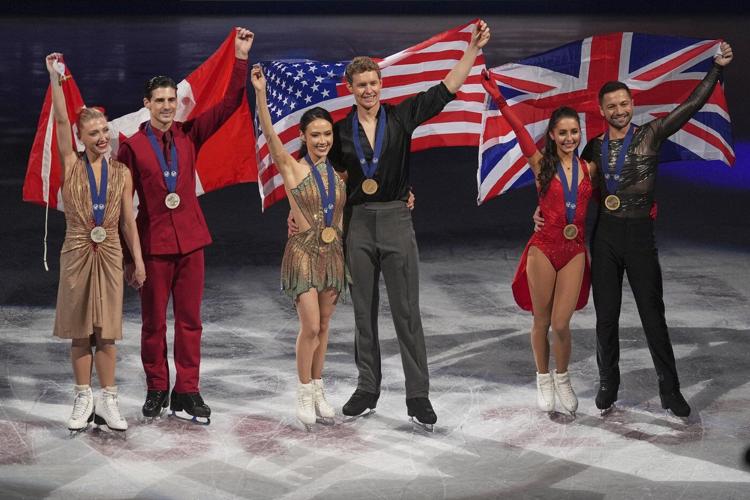 The US dominated figure skating's world championships. It may face the Russians at the Olympics