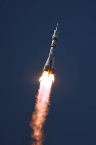 US-Russian crew of 3 starts 8-month mission on the International Space Station