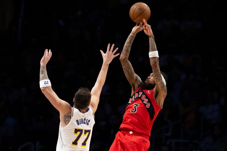 Luka, LeBron get Lakers back into form in 110-93 victory over Raptors