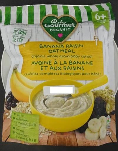 Baby Gourmet Foods rappelle des céréales pour bébés possiblement contaminées