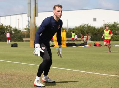 Young Brighton goalkeeper enjoying first taste of camp with ɫtv national team