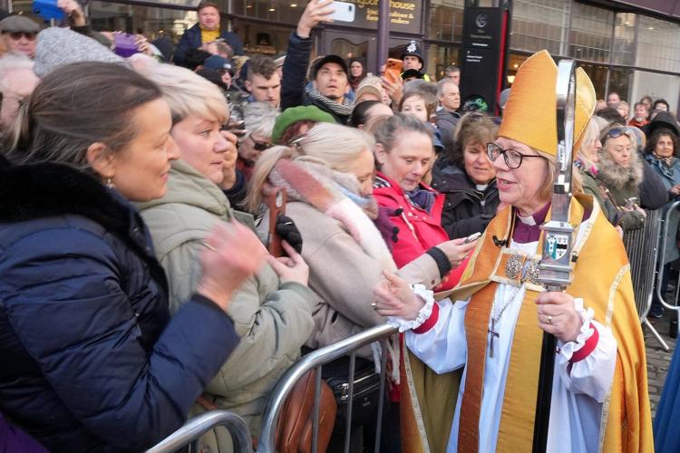Sarah Mullally celebrated as the Church of England's first female leader, in photos