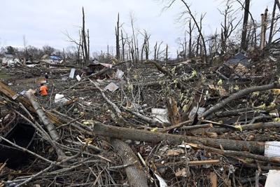 A 4-month-old survived after a Tennessee tornado tossed him. His parents found him in a downed tree