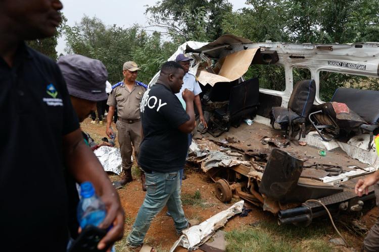 School bus crash in South Africa kills at least 13 children, police say
