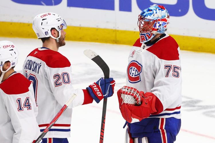 'He's a fighter': Habs goalie Jakub Dobes stands tall after rocky start to Game 5