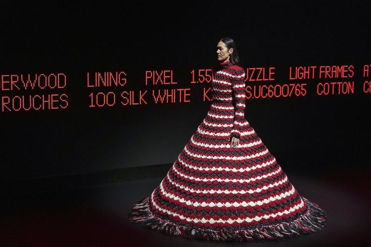 Valentino's new designer showcases history and drama at couture debut in Paris