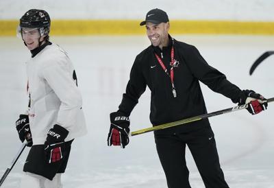 Minten, Celebrini star as Canada beats Denmark's U25 team 8-0 in world junior tune-up