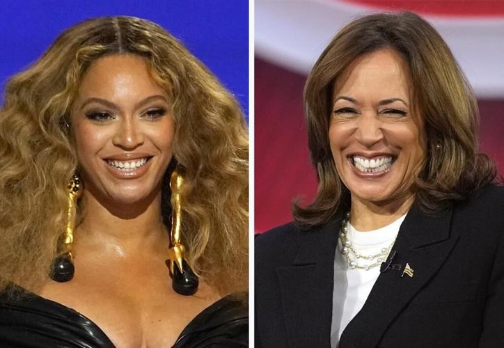 Harris, Beyoncé team up for a Texas rally on abortion rights and hope battleground states hear them