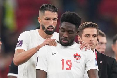 Canada's Alphonso Davies offers his take on loss to Belgium at World Cup
