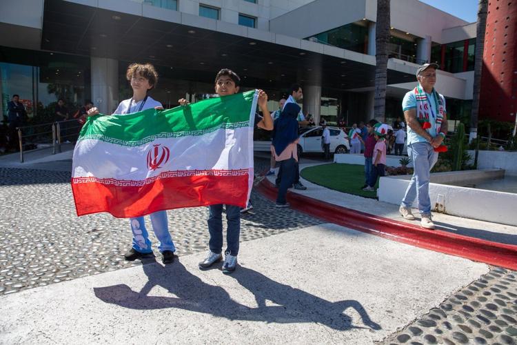 Come inside Iran's World Cup hotel in Tijuana, Mexico, where fans turn up to cheer