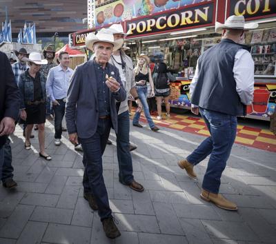 'What are you doing here?': Carney makes first Stampede visit as prime minister