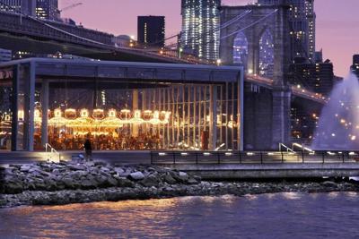 Human bones found near carousel in waterfront park in Brooklyn