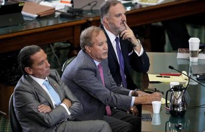 What are the articles of impeachment against Texas Attorney General Ken Paxton?