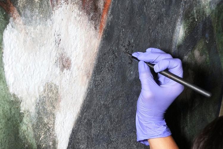 What it takes to clean industrial soot and grime from a Pittsburgh church's murals