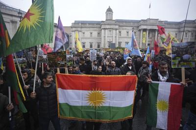 6 people charged in UK with belonging to a banned Kurdish group