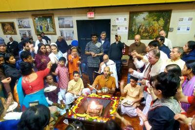On Gita Jayanti, Hare Krishnas celebrate the birth of the sacred text Bhagavad Gita