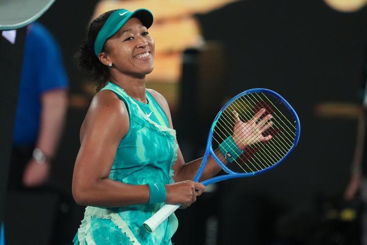 Naomi Osaka tones down her walk-on outfit for second-round match at the Australian Open