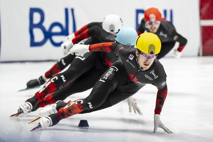 Sarault, Roussel strike gold in 1,000 metres at short track speedskating nationals