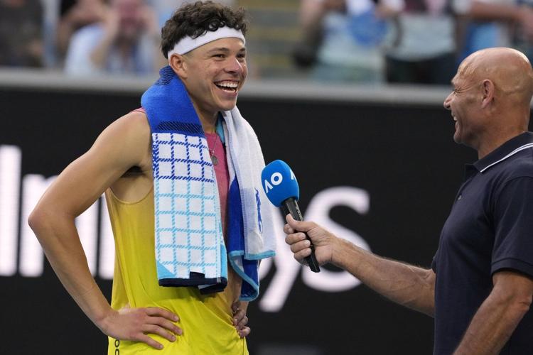 Australian Open: American player Ben Shelton criticizes TV interviewers at tournament