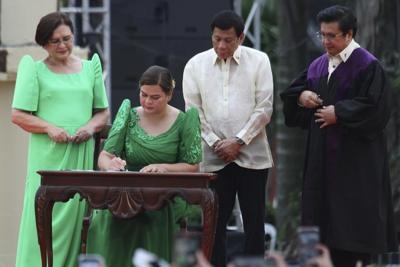 Philippine Vice President Sara Duterte resigning from posts in Marcos' Cabinet as alliance flounders